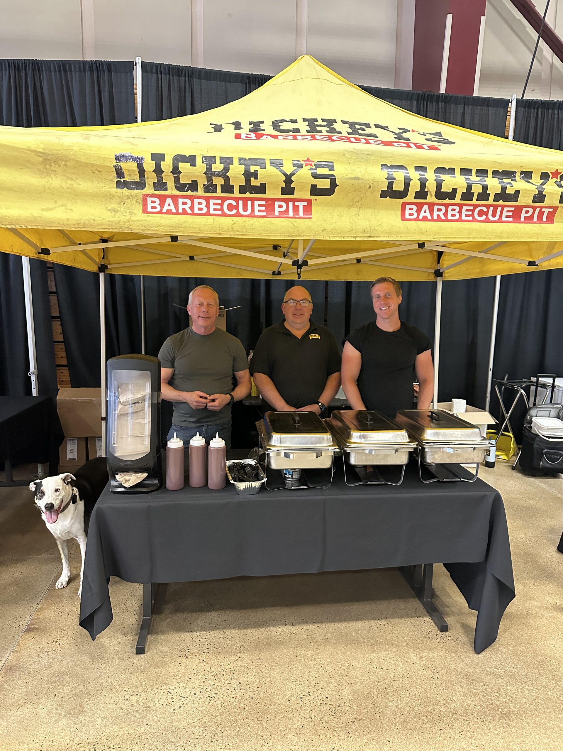 Serving delicious food from Dickey’s Barbecue